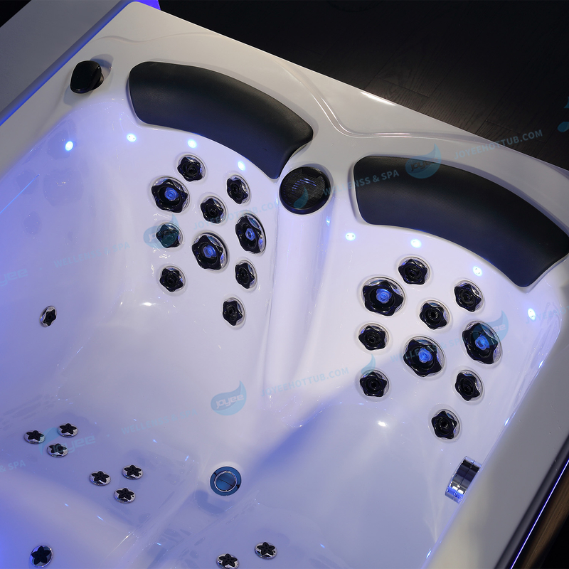 Garten Hinterhof exterior freistehende Badewanne | Whirlpool Jakuzy mit Jets - Joyee 