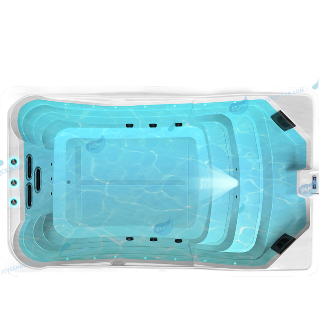 Luxuriöses Heimfitness-Schwimm-Spa |Aufstellpool aus Glasfaser-Acryl – JOYEE