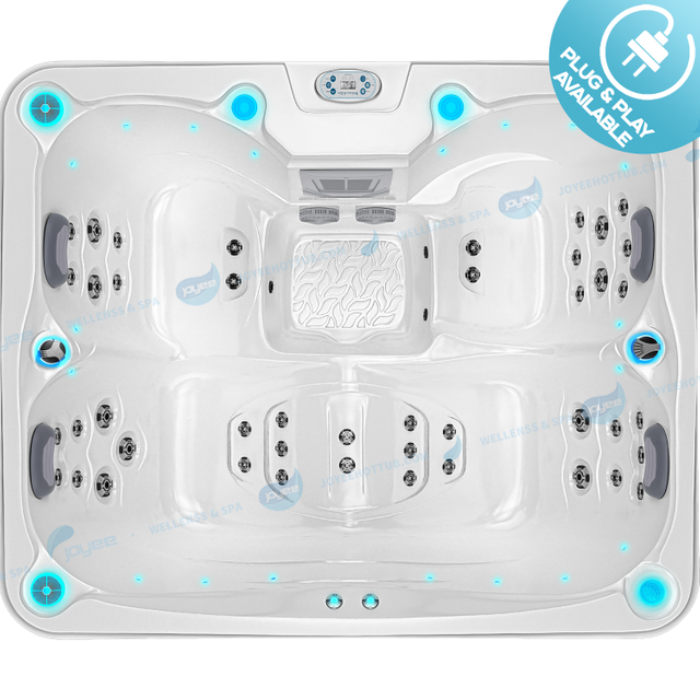 Neues Design Whirlpool Outdoor Whirlpool Spa |LED-Massagedüsen - JOYEE