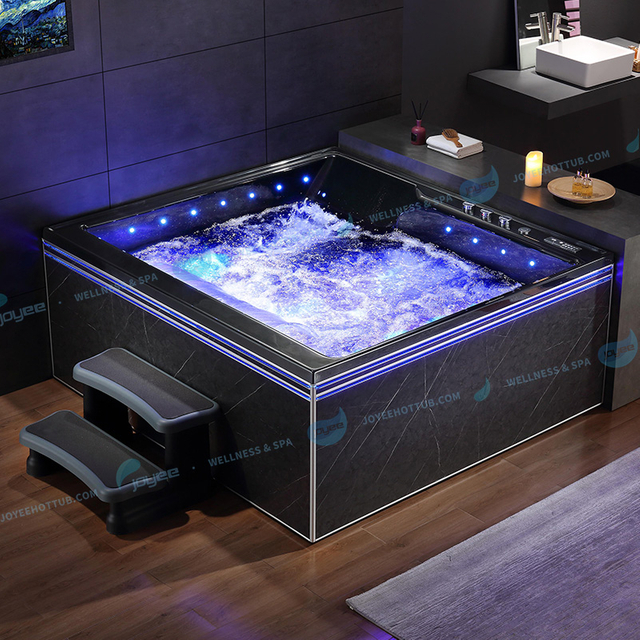  Massagewanne mit LED |Badezimmer Badewannen Swim Indoor Spa - JOYEE 