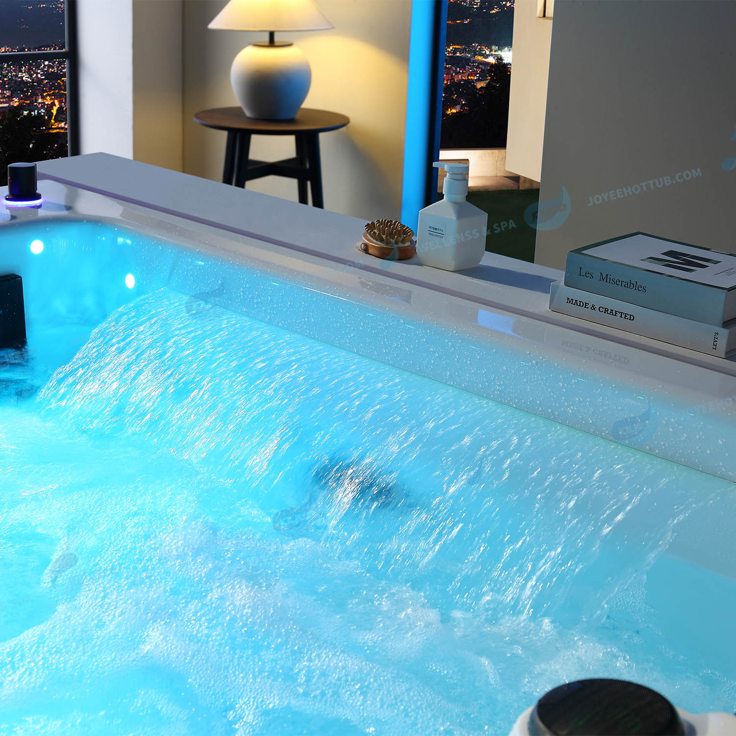 Wasserfall mit LED