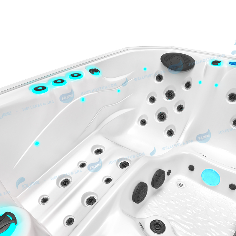 Luxus -Acryl -Muschel -Whirlpool im Freien | Spa mit Whirlpool und Party -Massagebad - Joyee