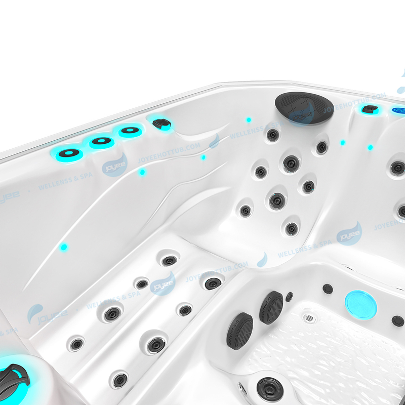 Luxus -Acryl -Muschel -Whirlpool im Freien | Spa mit Whirlpool und Party -Massagebad - Joyee
