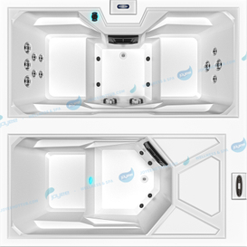 Acrylkalter Tauchwanne | Outdoor -Eisbadwanne Erholung Tauchwanne - Joyee