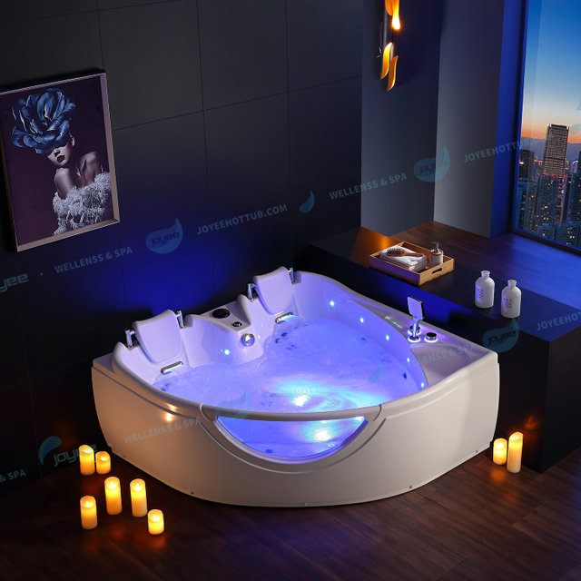 Badewanne Acryl Whirlpool | 2 People Glas Whirlpool Massage Spa - Joyee 
