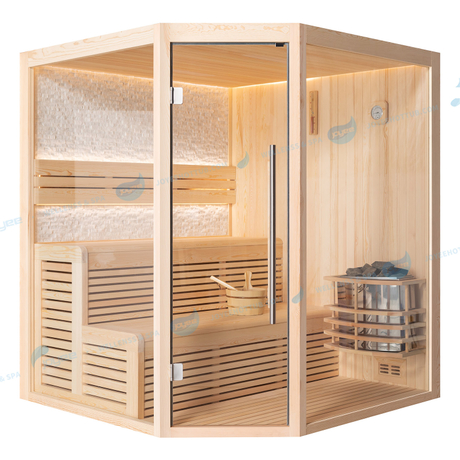 Indoor Mini 3 Personen Trockendampfbad Sauna |JOYEE