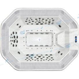 Extra großer Outdoor-Baobal-Whirlpool für 11 Personen |Whirlpools im Freien - JOYEE