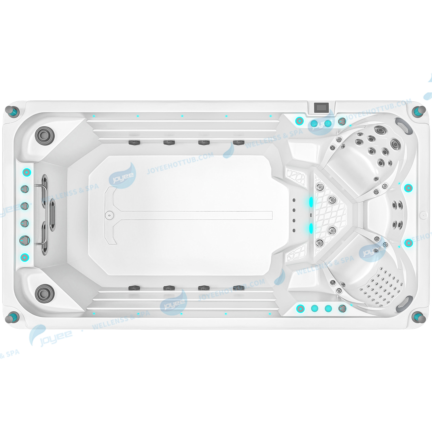 Großer Whirlpool im Freien mit Whirlpool | Pools Schwimmen im Freien Spa - JOYEE