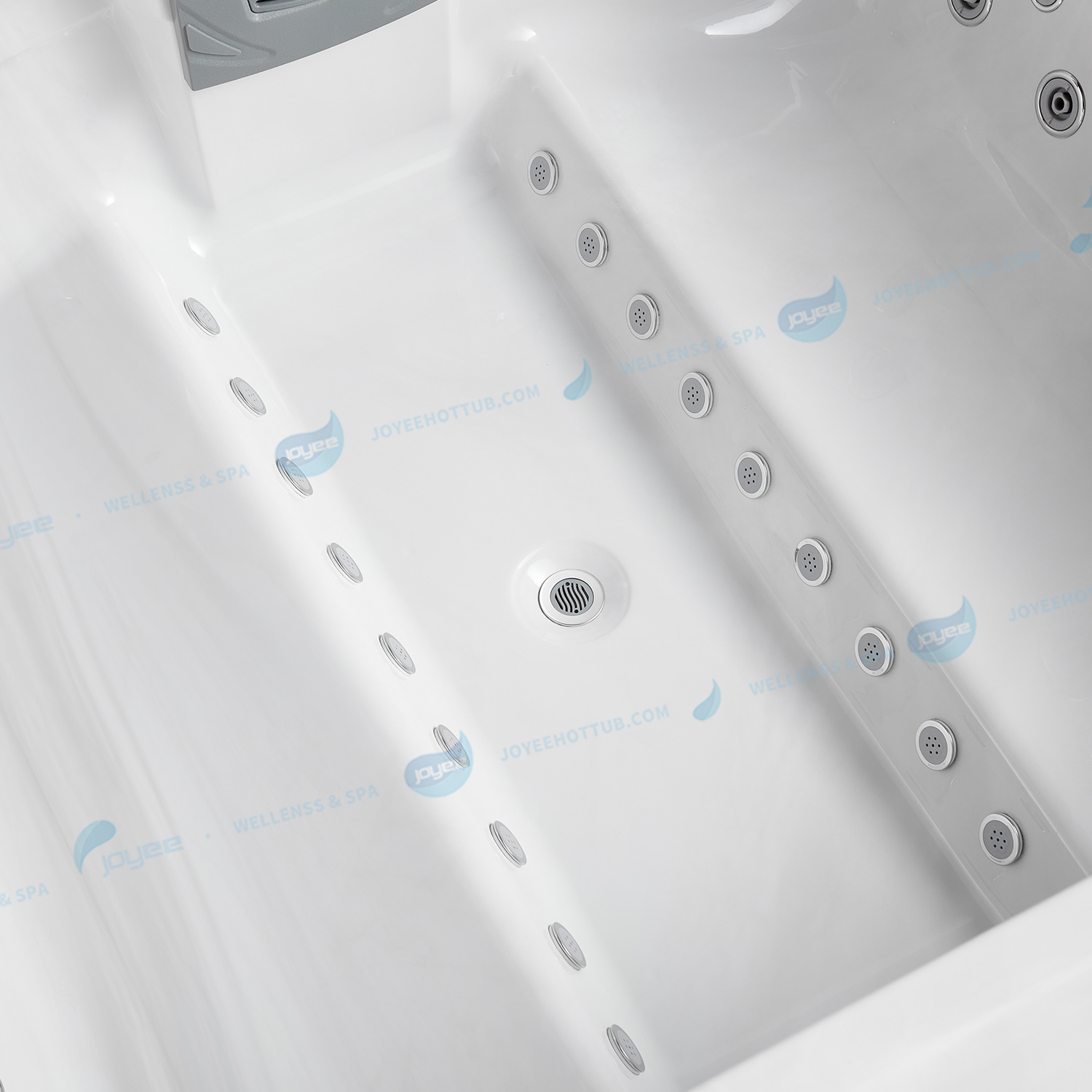 Elegantes Spa mit LED -Level -Leuchten