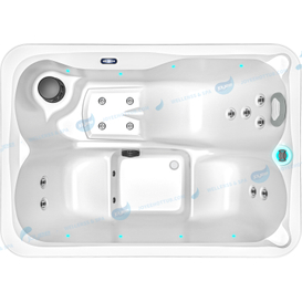 Europa Balboa Control Spa | Spa -Whirlpool im Freien mit Whirlpool - Joyee