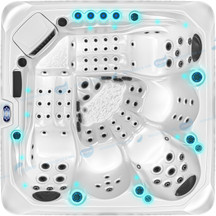 Whirlpool Acrylmassage Spa Whirlpool | Hydro -Whirlpool Outdoor - Joyee
