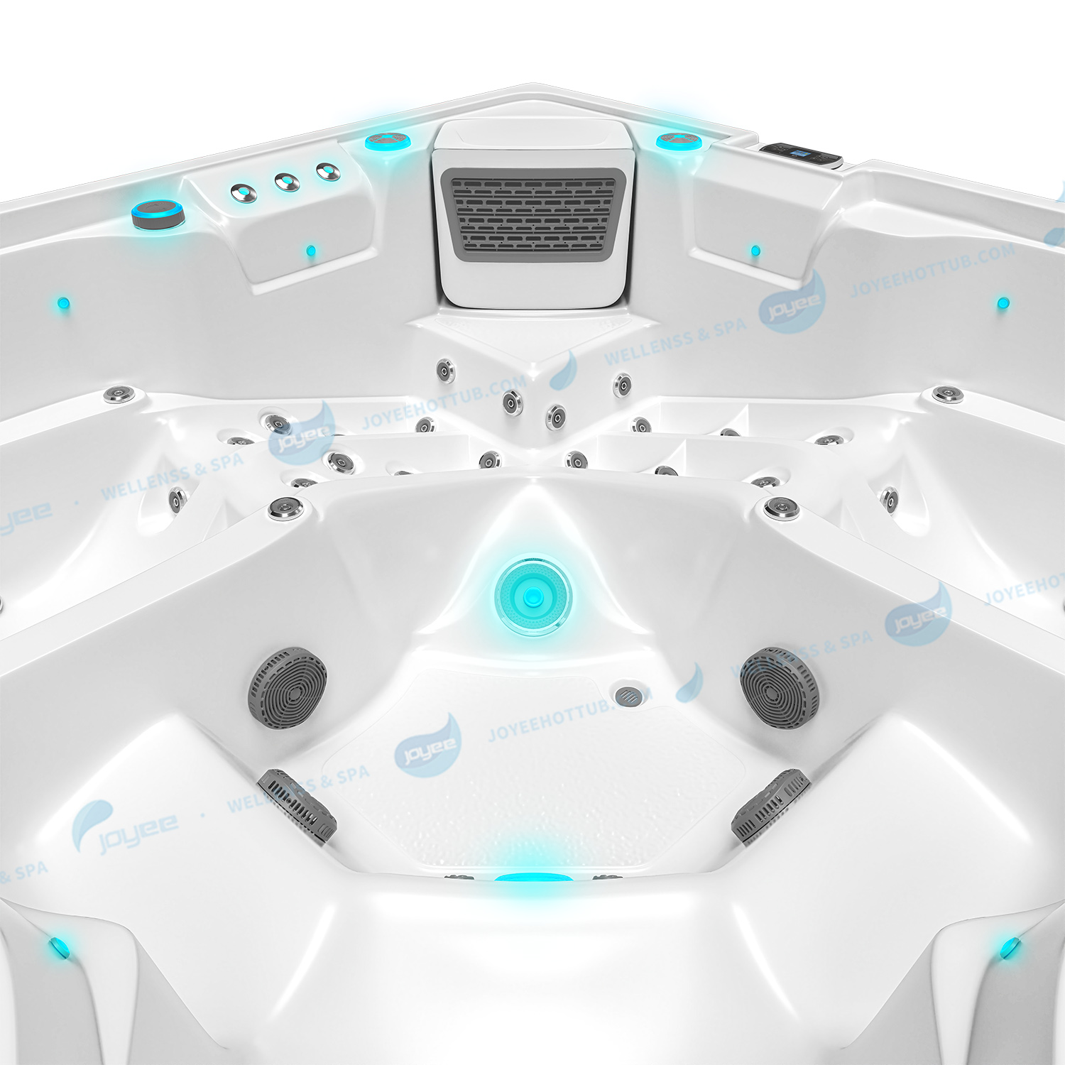 Garten-Spa mit Düsen