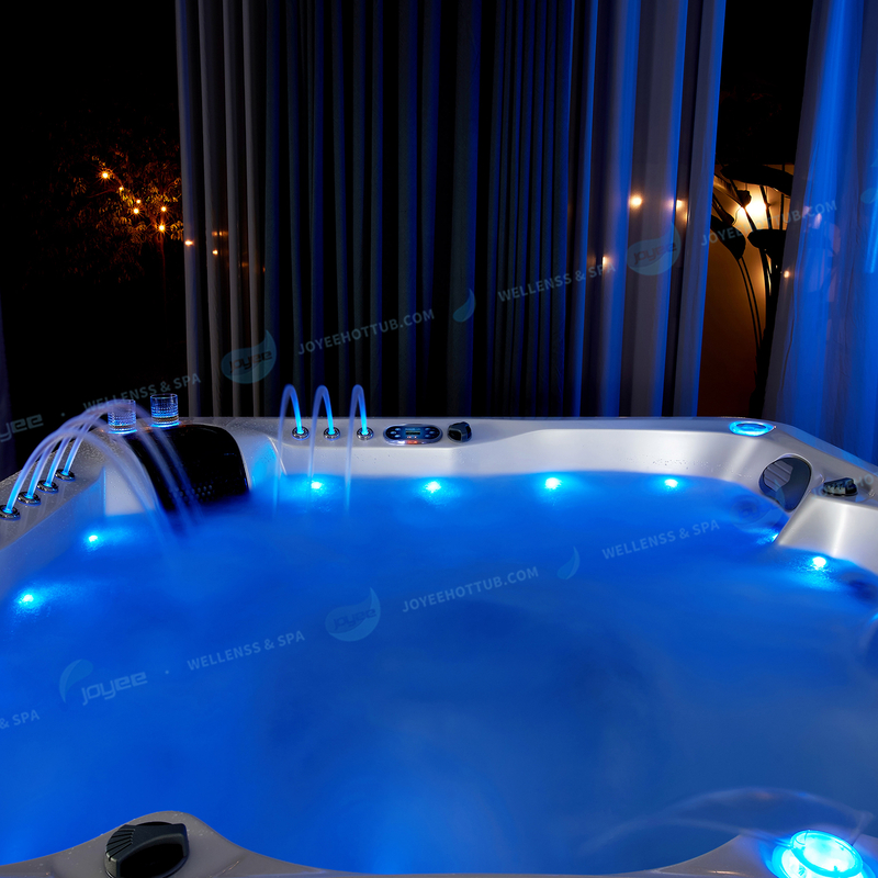 5 Personen LED-Düsen Garten-Whirlpool Outdoor-Whirlpool |Whirlpool - JOYEE