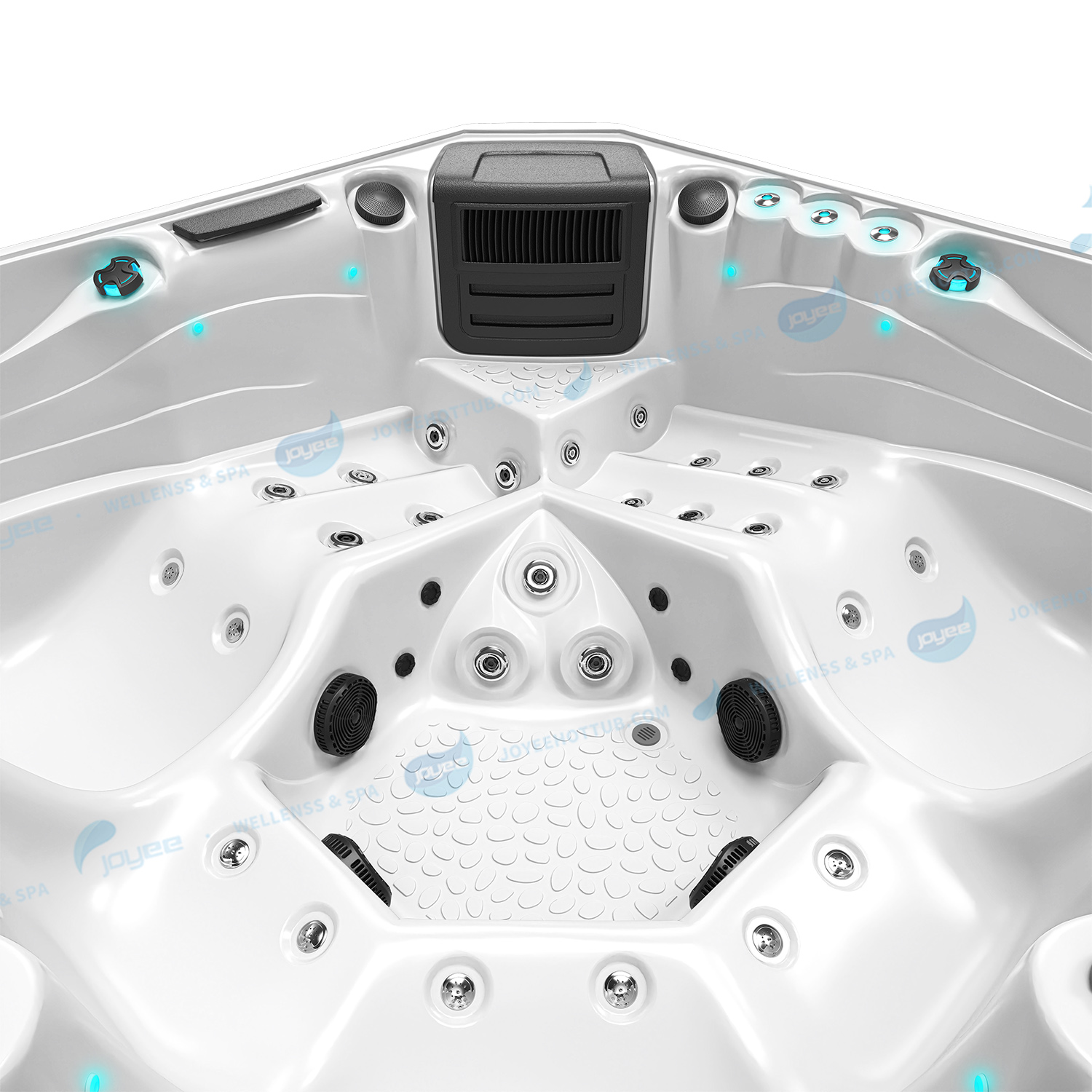 Whirlpool mit 3 LED -Brunnen