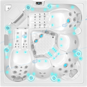 Balboa Garden Luxus Whirly Tempo | Spa Bad Whirlpool Outdoor Spa Whirtrohr - Joyee