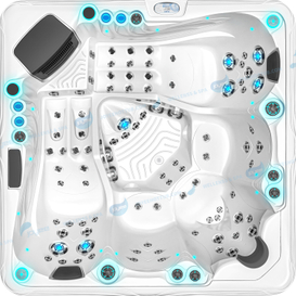 Hydro -Massage -Spa -Wanne | Acryl im Freien Spa -Whirlpool mit LED -Licht - Joyee