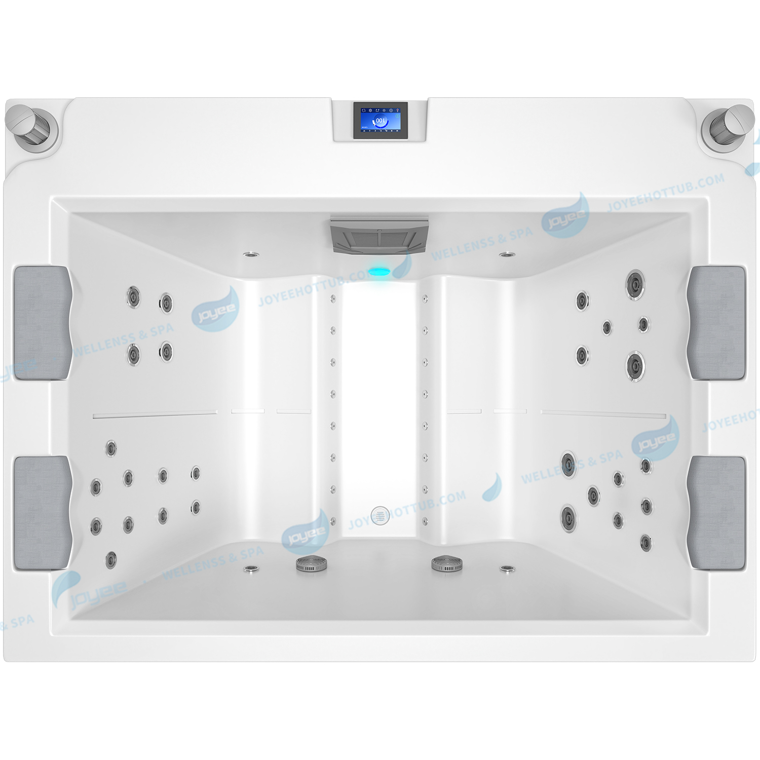 Outdoor-Whirlpool für 4 Personen | Whirlpool-Massage-Whirlpool Balboa Spa - JOYEE