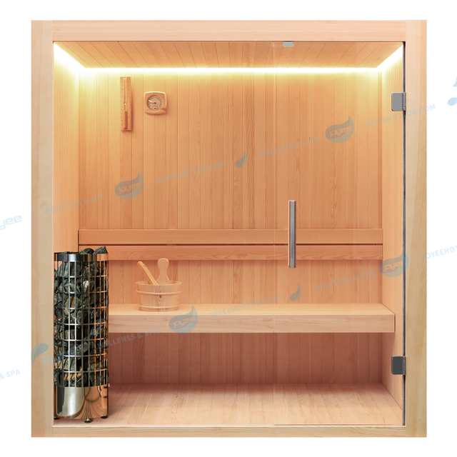 Massivholz 2 Personen Trockendampfsauna |JOYEE