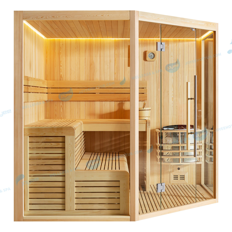 Hochwertige russische Holzsauna, Wellness-Dampfbad |FREUDE