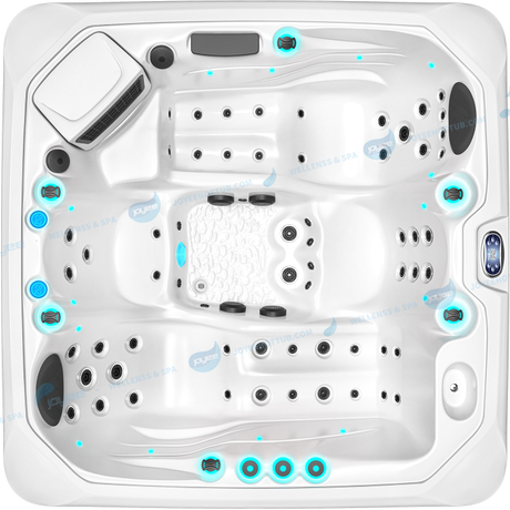 Luxus -Acryl -Muschel -Whirlpool im Freien | Spa mit Whirlpool und Party -Massagebad - Joyee