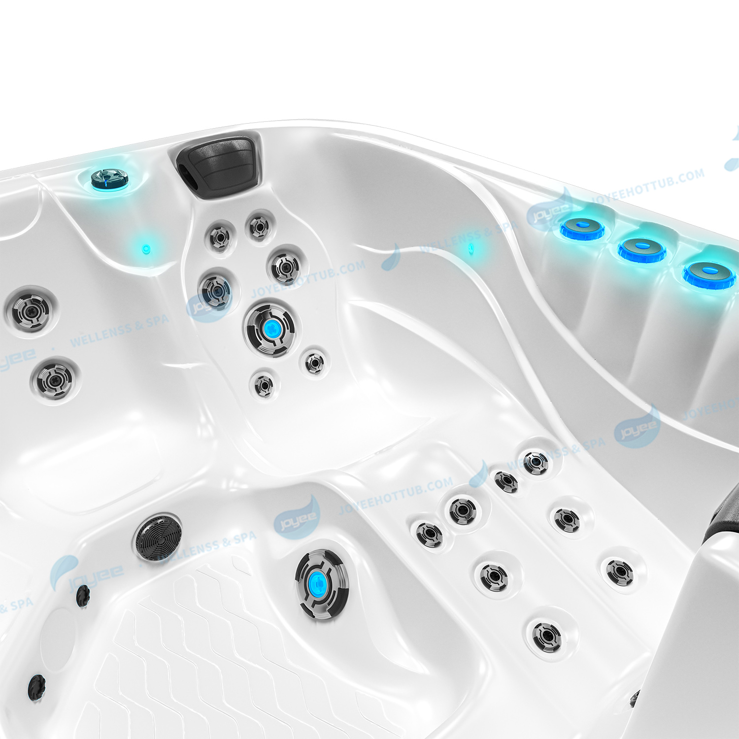 Whirlpool mit LED -Brunnen