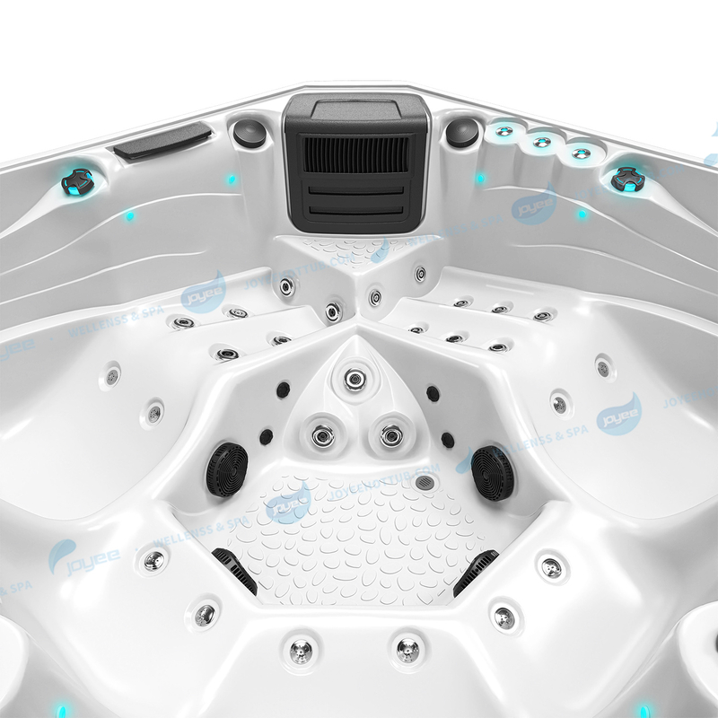 Hydrorelax 5 Personen Spa Pool Wanne | Acryl -Außenmassage Whirlpool - Joyee