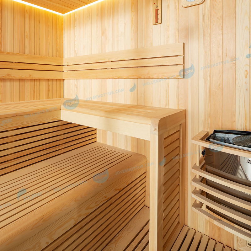 Hochwertige russische Holzsauna, Wellness-Dampfbad |FREUDE