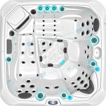 Hydrorelax 5 Personen Spa Pool Wanne | Acryl -Außenmassage Whirlpool - Joyee