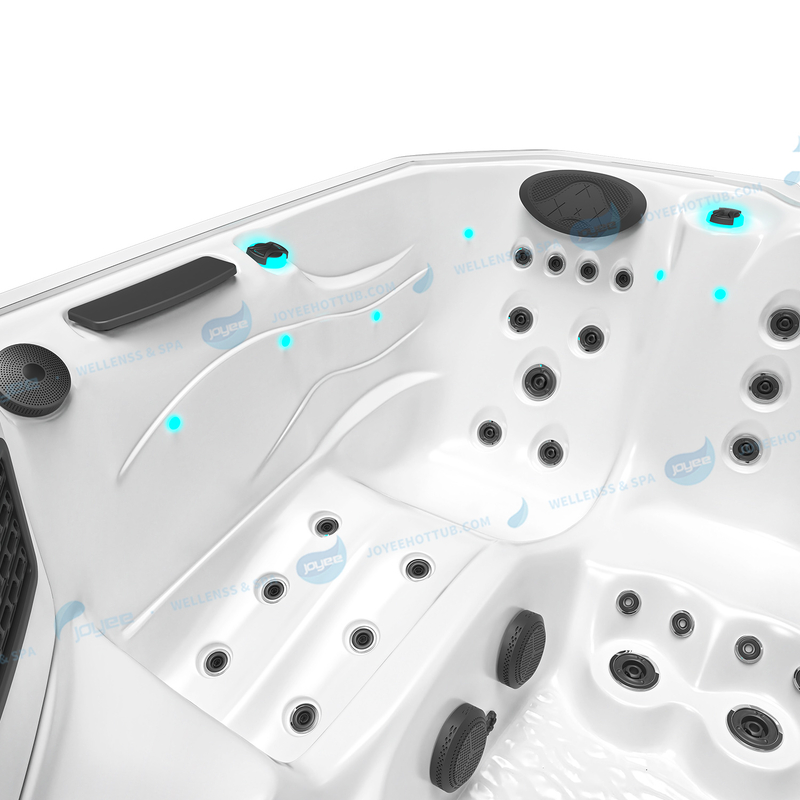 Luxus -Acryl -Muschel -Whirlpool im Freien | Spa mit Whirlpool und Party -Massagebad - Joyee