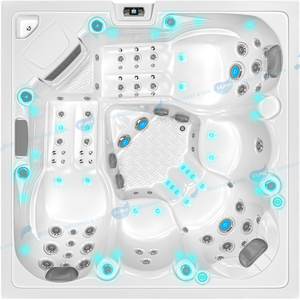 Balboa Garden Luxus Whirly Tempo | Spa Bad Whirlpool Outdoor Spa Whirtrohr - Joyee