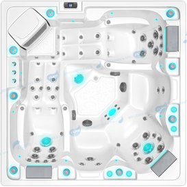 Outdoor-Spa mit Balboa-System | Whirlpool mit Massagedüsen - JOYEE