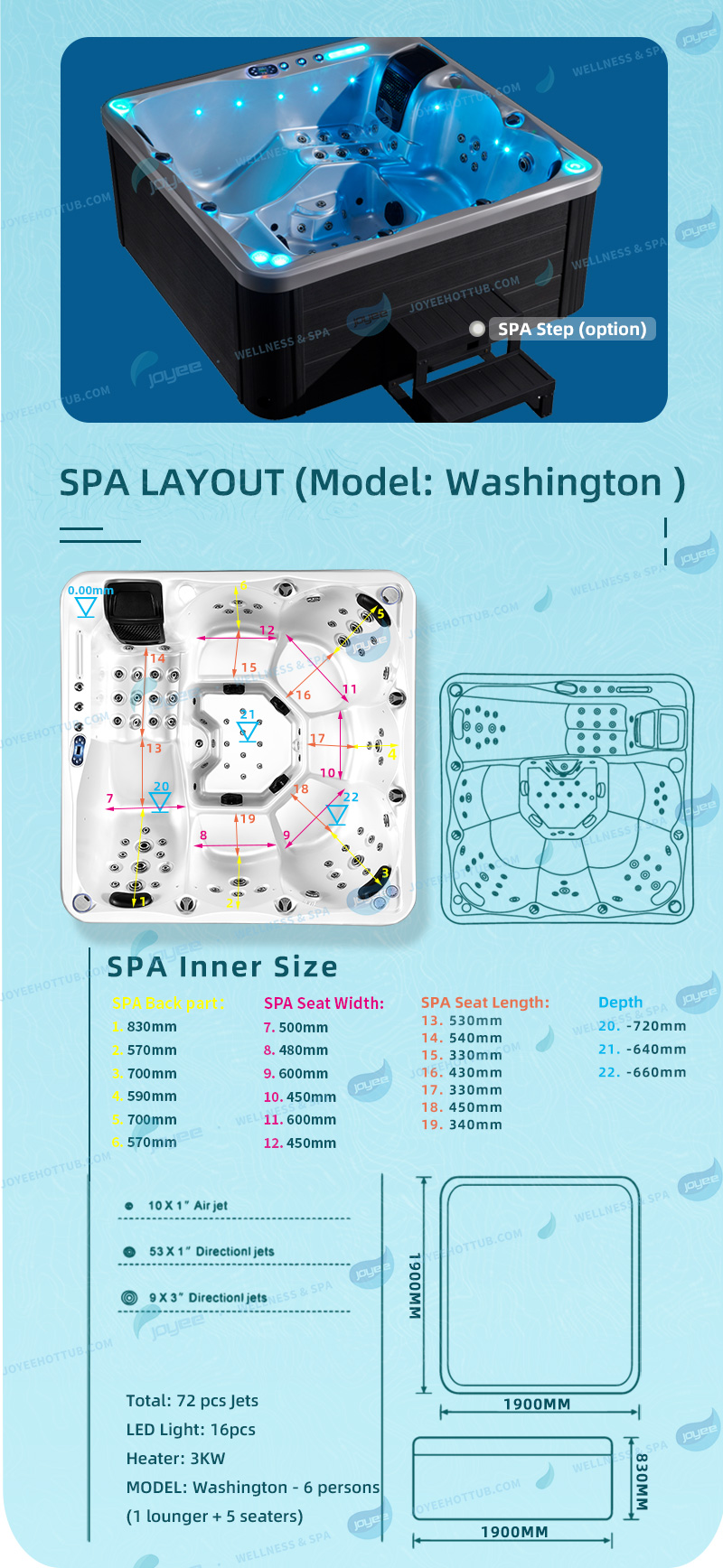 Washington Spa-Layout