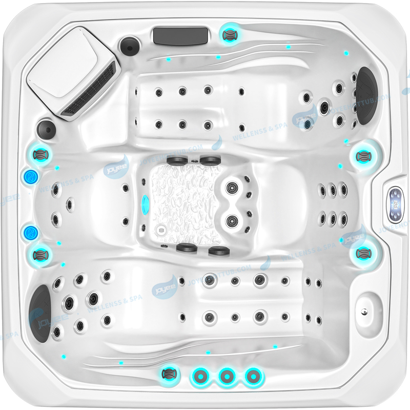 Luxus -Acryl -Muschel -Whirlpool im Freien | Spa mit Whirlpool und Party -Massagebad - Joyee
